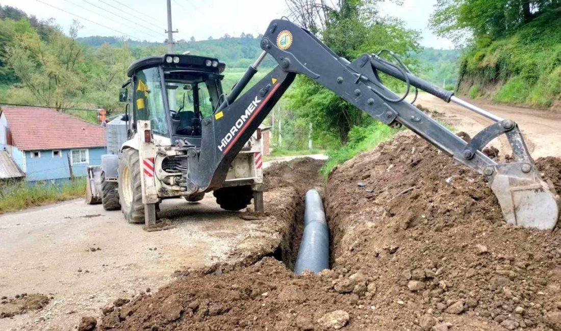 DÜZCE (İHA) – Düzce İl Özel İdaresi ekipleri, Yığılca’ya koruge