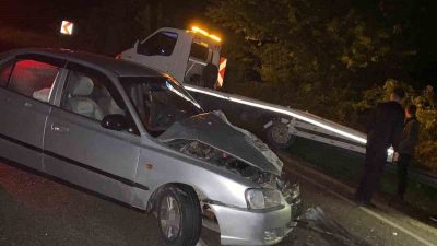 Kastamonu’dan Bartın’a yolda kalan bir aracı almak için giden çekiciye,