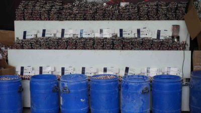Kocaeli’de düzenlenen uyuşturucu operasyonunda 1 milyon 700 bin sentetik ecza
