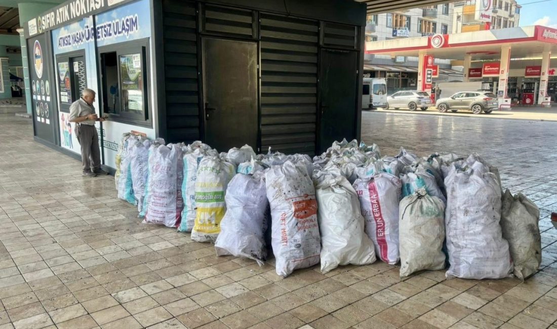 Körfez’de uygulanan geri dönüşüm projesi kapsamında 6 ayda toplanan 30