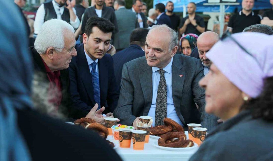 Düzce Belediye Başkanı Dr. Faruk Özlü, mahalle buluşmaları kapsamında Konuralp