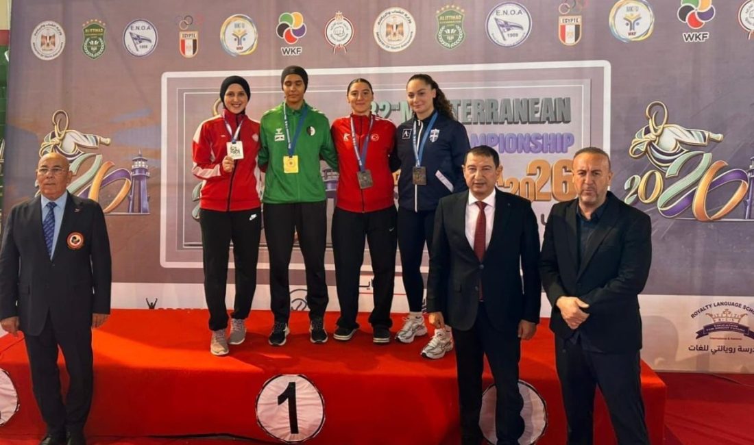 Bilecikli milli sporcu Tuğba Çürük, 32. Akdeniz Karate Şampiyonası’nda derece