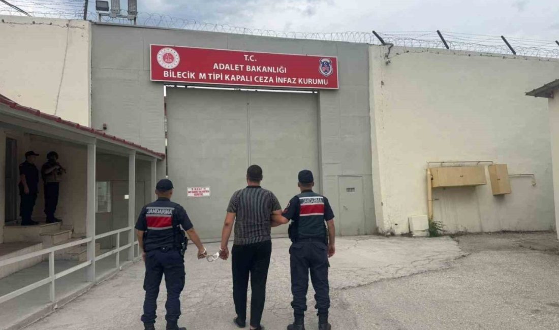 Bilecik’te 4 yıl 6 ay kesinleşmiş hapis cezası bulunan şahıs