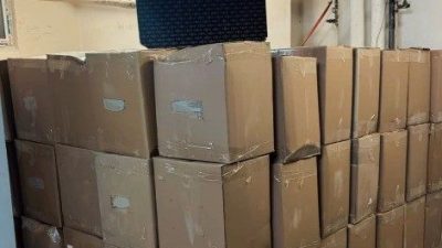 Bilecik’in Bozüyük ilçesinde 5 ton 925 kilo kaçak tütün ele