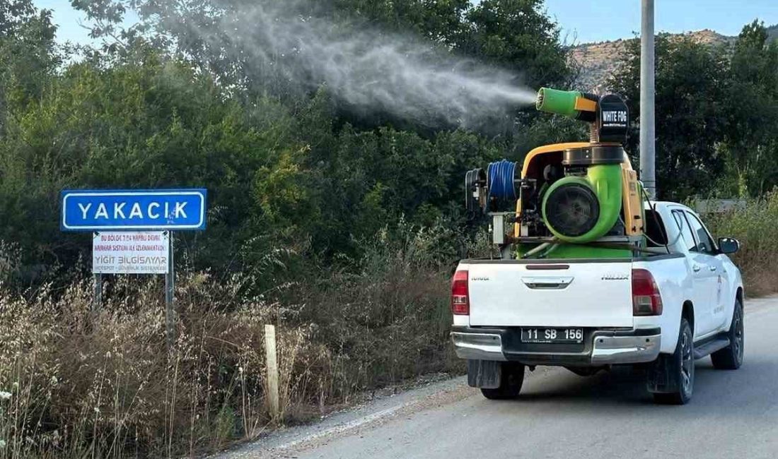 Bilecik’in Söğüt ilçesinde haşerelere karşı ilaçlama çalışması yapıldı. Söğüt Belediyesi