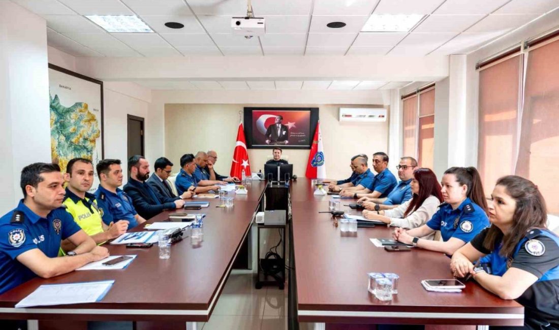 Bilecik İl Emniyet Müdürü Erdem Çağlar başkanlığında NATO Zirvesi öncesi