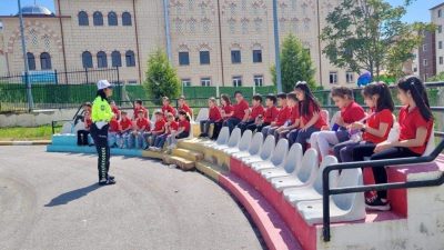 Bilecik’te Trafik Eğitim Parkı’nda öğrencilere trafik eğitimi verildi. Bilecik İl