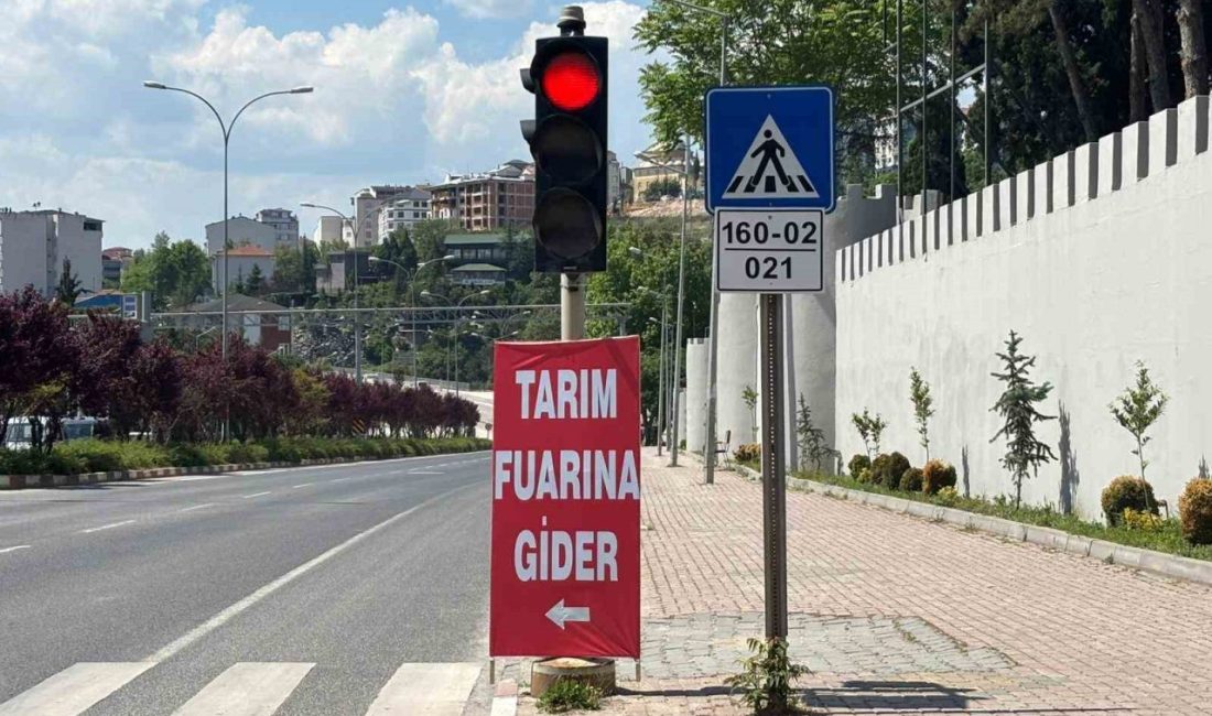 Bilecik’te bir organizasyon firması tarafından kenttin çeşitli yerlerinde trafik ışıkları