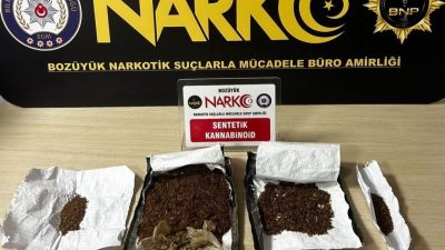 Bilecik’in Bozüyük ilçesinde düzenlenen uyuşturucu operasyonunda 2 şüpheli şahıs gözaltına