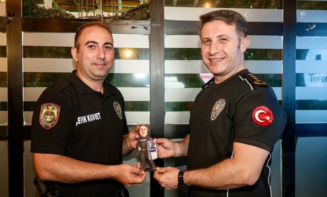 Bilecik’te görev yapan Polis Memuru Metin Danabaş için veda programı