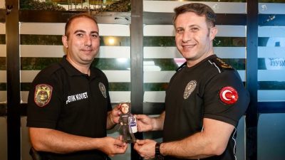 Bilecik’te görev yapan Polis Memuru Metin Danabaş için veda programı