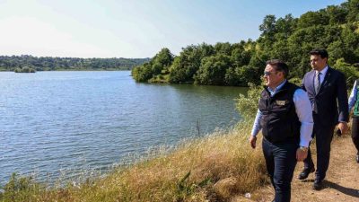Bilecik Valisi Faik Oktay Sözer, Pazaryeri’ndeki baraj ve göletlerde incelemelerde