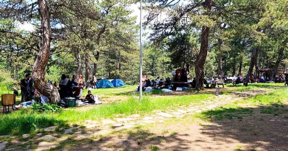 Bölgenin gözde tabiat parkı ziyaretçi akınına uğruyor Bilecik’in Pazaryeri ilçesinde yer alan Küçükelmalı Tabiat Parkı, dört mevsim