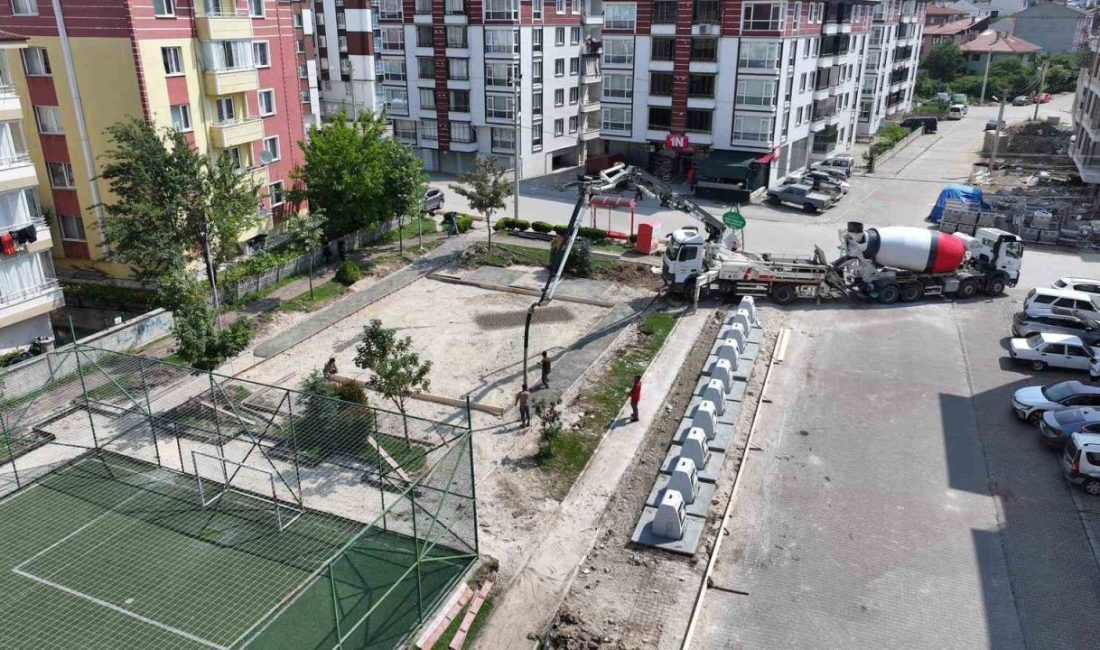 Bolu Belediyesi, Sağlık Mahallesi’nde bulunan Şehit Ziya Sarpkaya Parkı’nda kapsamlı