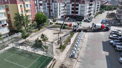 Bolu Belediyesi, Sağlık Mahallesi’nde bulunan Şehit Ziya Sarpkaya Parkı’nda kapsamlı