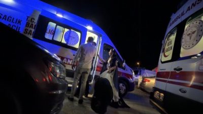 Bolu’da bir düğün salonunda gelin ve damat yakınları arasında çıkan