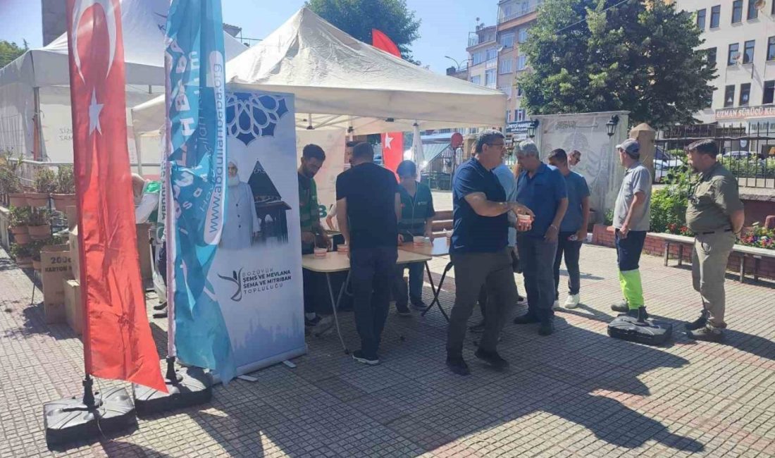 Bilecik’in Bozüyük ilçesinde Abdullah Baba Vakfı tarafından Muharrem ayının bereket