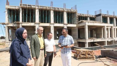 Çayırova’da yapımı devam eden Doğa Madencilik Mesleki ve Teknik Anadolu