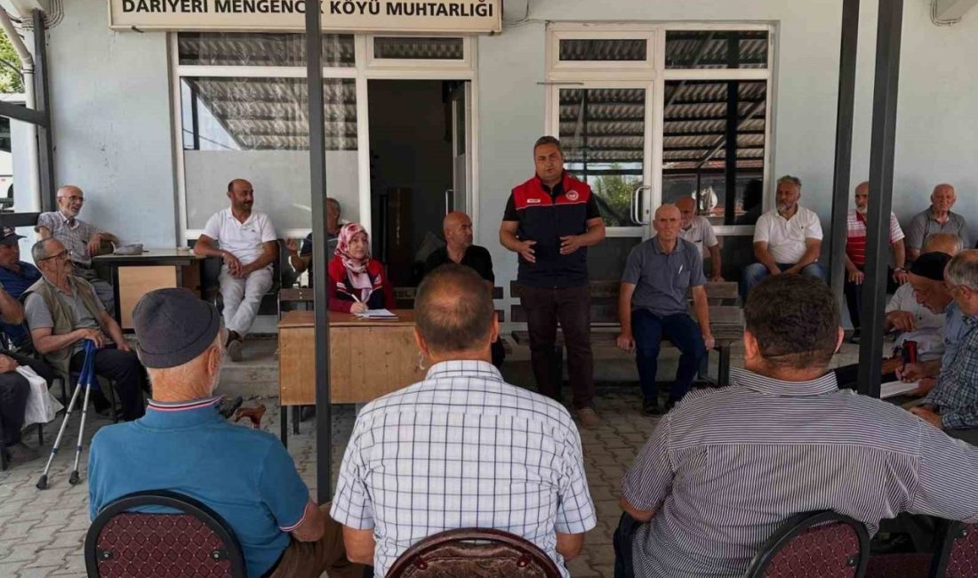 DÜZCE(İHA) – Düzce’nin Kaynaşlı ilçesinde üreticilerle bir araya gelen İlçe