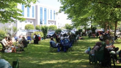 Sakarya’da birçok okul gibi Yükseköğretim Kurumları Sınavı (YKS) heyecanının yaşandığı