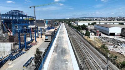 Darıca Emek Mahallesi’nde Kroman Çelik ile Marmaray tren hattı arasında