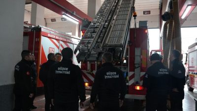 Düzce Belediyesi İtfaiye Müdürlüğü, 2026 yılında gerçekleştirdiği çalışmalara yönelik faaliyet