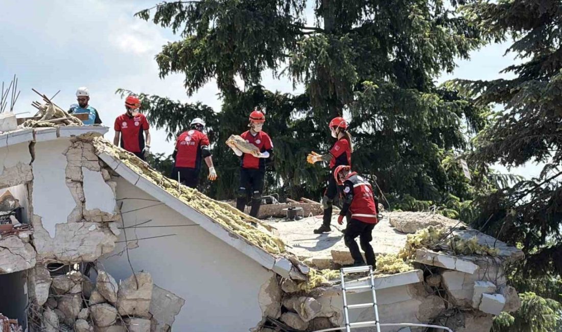 Düzce’de, AFAD Başkanlığı koordinasyonunda 9 ilden 569 personel ve 69