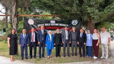 DÜZCE (İHA) – Hayat Boyu Öğrenme Haftası etkinlikleri kapsamında Düzce