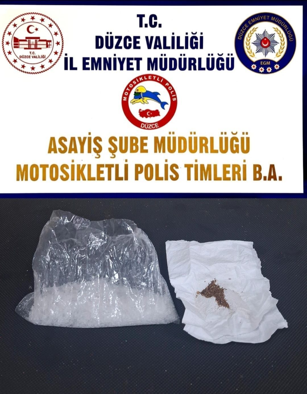 Düzce’de uyuşturucu ile mücadele sürüyor