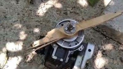 Kastamonu’nun Cide ilçesinde evin bahçesine insansız hava aracı (İHA) düştü.