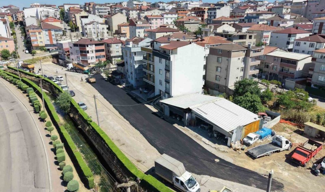 Gebze’de yürütülen üstyapı çalışmaları kapsamında, 3 mahallede toplam 850 metre