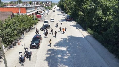 Düzce İl Emniyet Müdürlüğü tarafından gerçekleştirilen “Panter81” tatbikatında, benzin istasyonuna