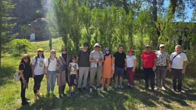 Bilecik’in Yenipazar ilçesinde bulunan Harmankaya Kanyonu’nda doğa ve sanat buluşması