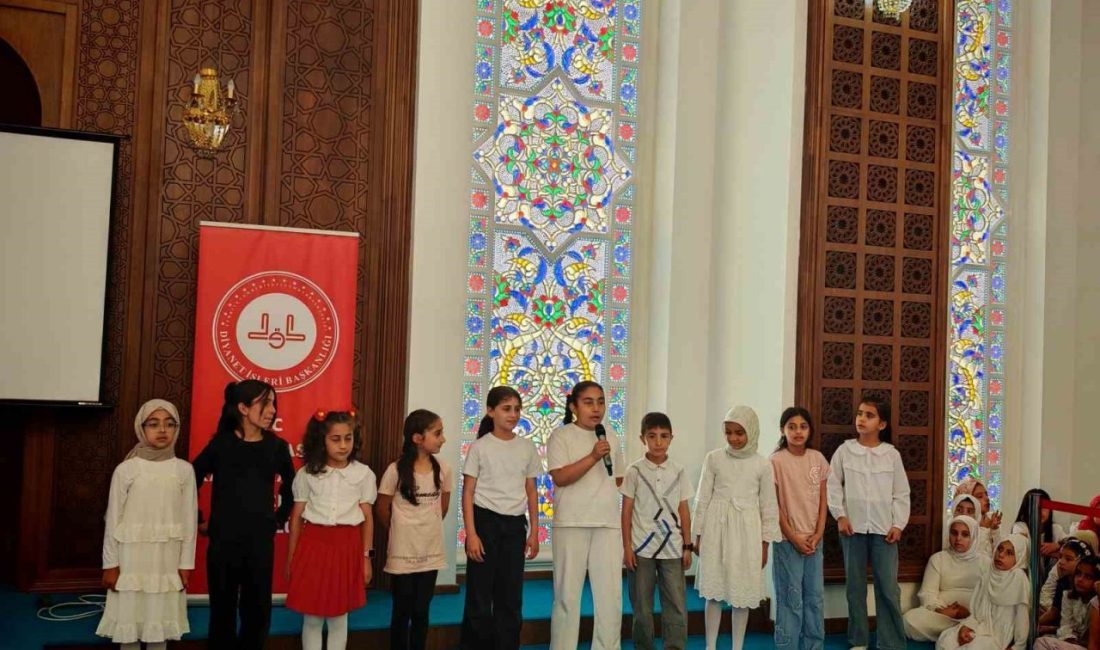 Kocaeli’nin Dilovası ilçesinde 7-10 yaş grubu Kur’an kurslarında eğitim gören
