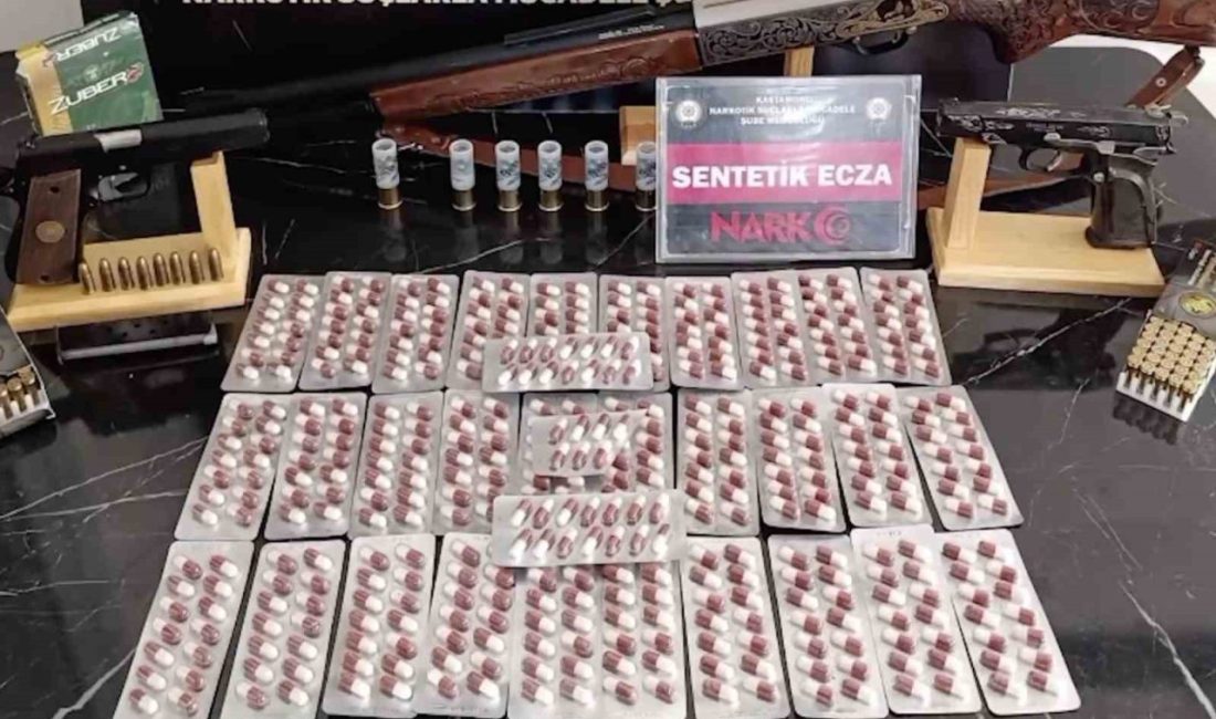 Kastamonu’da uyuşturucu operasyonu: 2 gözaltı Kastamonu’da polis ekiplerince gerçekleştirilen operasyonda 470 adet sentetik ecza hapı