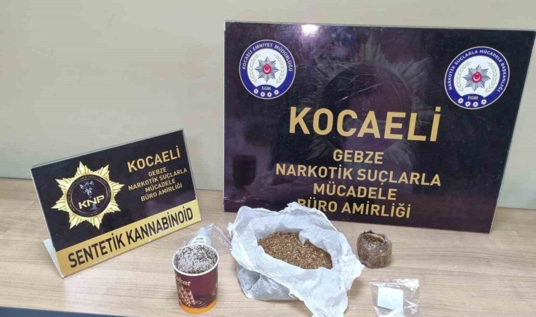 Kocaeli genelinde düzenlenen uyuşturucu operasyonlarında sentetik kannabinoid, metamfetamin ve ecstasy
