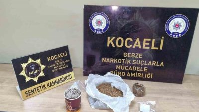 Kocaeli genelinde düzenlenen uyuşturucu operasyonlarında sentetik kannabinoid, metamfetamin ve ecstasy