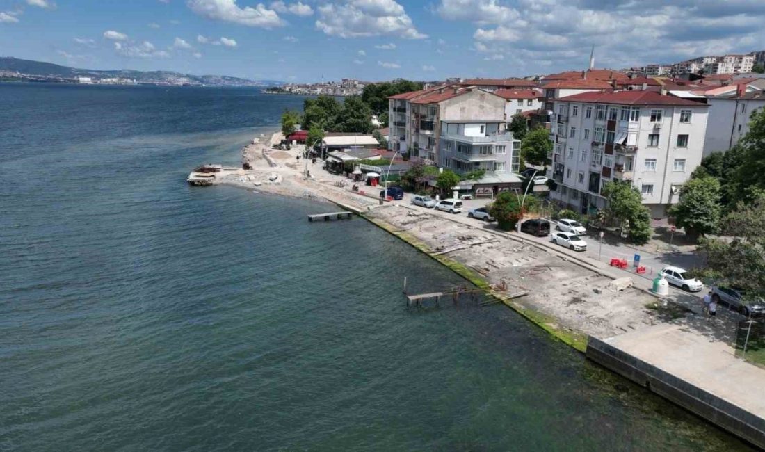 Kocaeli’nin Gölcük ilçesindeki Değirmendere Sahili’nde yürütülen modernizasyon çalışmalarında sona gelindi.