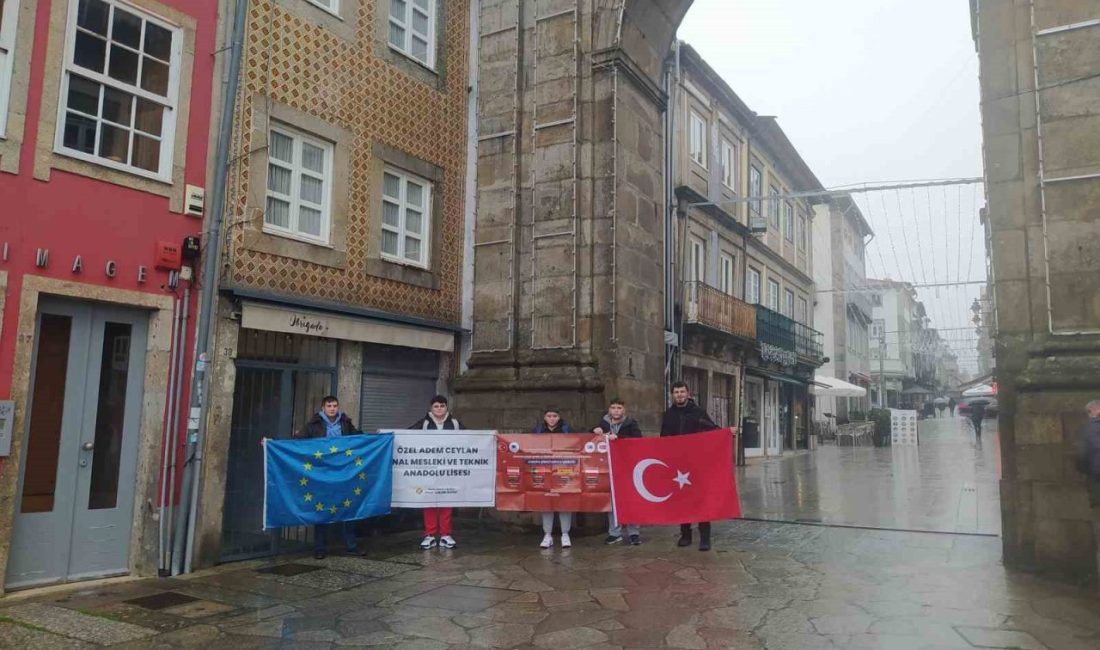 Kocaeli’de meslek lisesi öğrencileri, Erasmus projesi kapsamında Avrupa’da staj yaparak