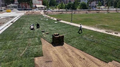 Düzce’nin en büyük parkı olacak Millet Bahçesi 2’de çalışmalar aralıksız