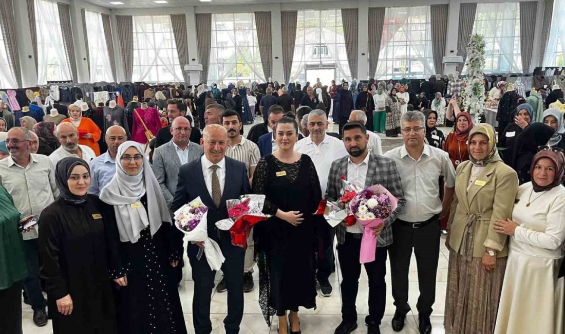 DÜZCE(İHA) – Düzce’nin Boğaziçi Beldesinde gerçekleştirilen Giyim Üretim Kursları yıl