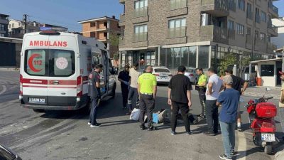 Kocaeli’nin Darıca ilçesinde otomobil ile motosikletin çarpışması sonucu 2 kişi