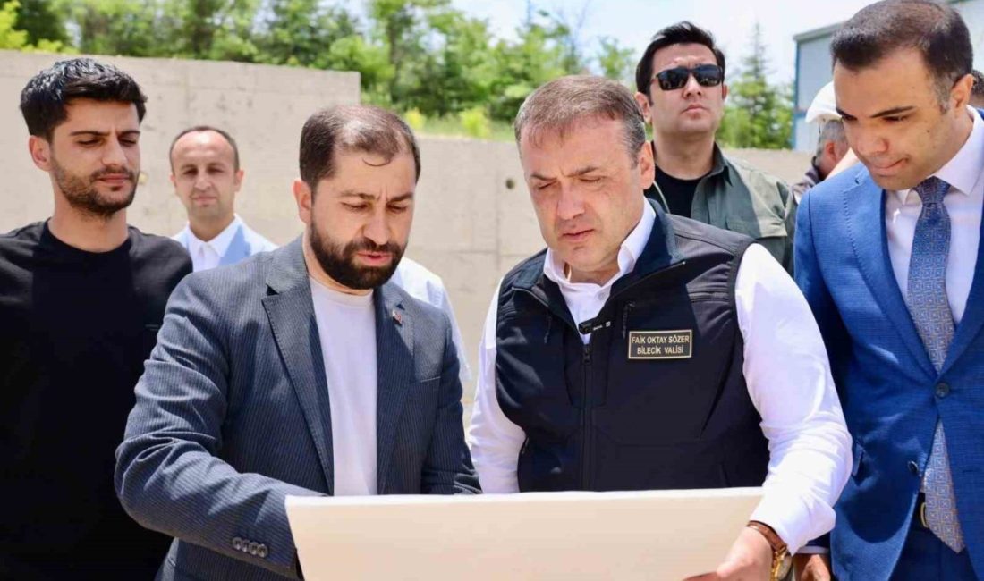 Bilecik Valisi Faik Oktay Sözer, Söğüt ilçesinde yapımı devam 50