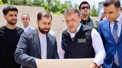 Bilecik Valisi Faik Oktay Sözer, Söğüt ilçesinde yapımı devam 50