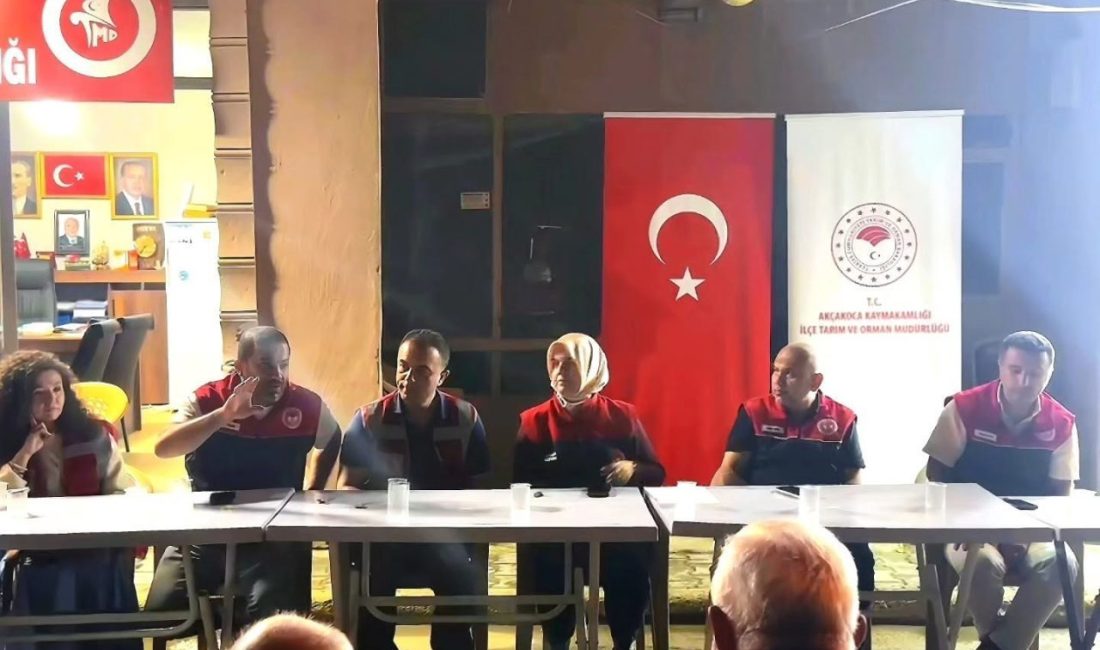 Düzce İl Tarım ve Orman Müdürlüğü tarafından Akçakoca ilçesine bağlı
