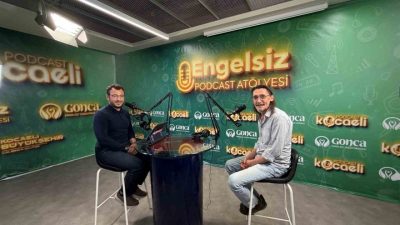 Kocaeli Film Festivali kapsamında Gonca Engelsiz Yaşam Merkezi’nde düzenlenen podcast