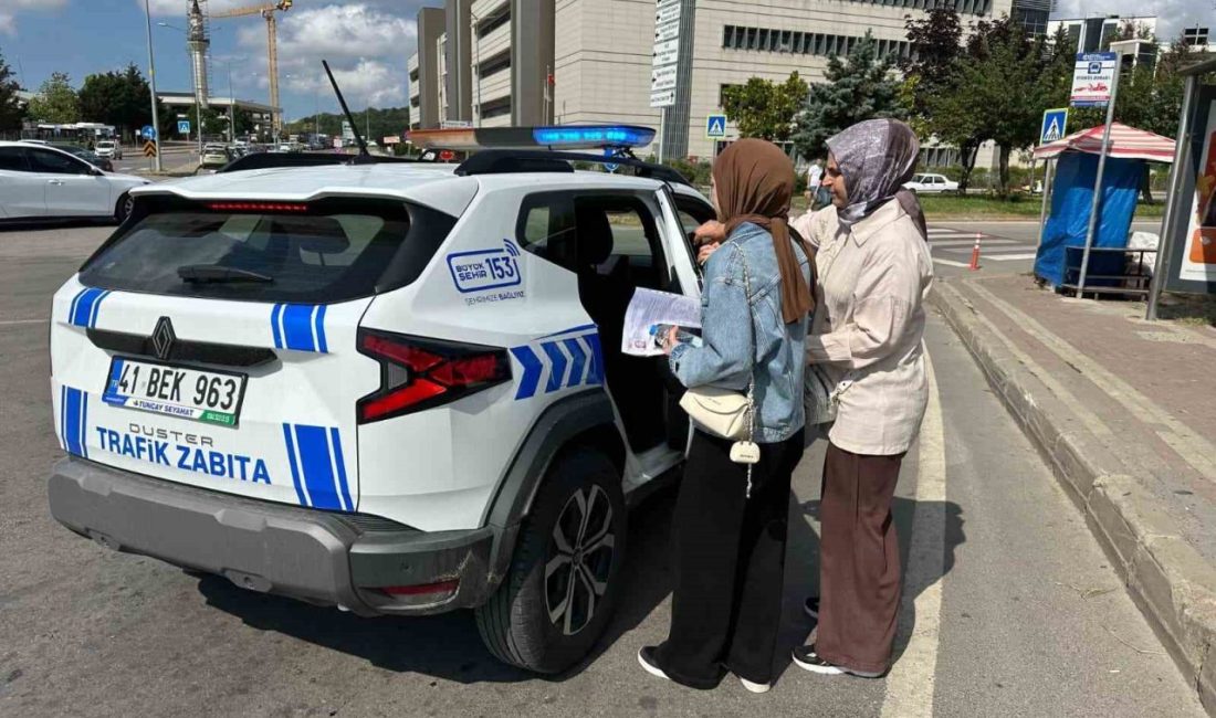 Kocaeli Büyükşehir Zabıtası, Yükseköğretim Kurumları Sınavı süresince adayların yanında oldu.