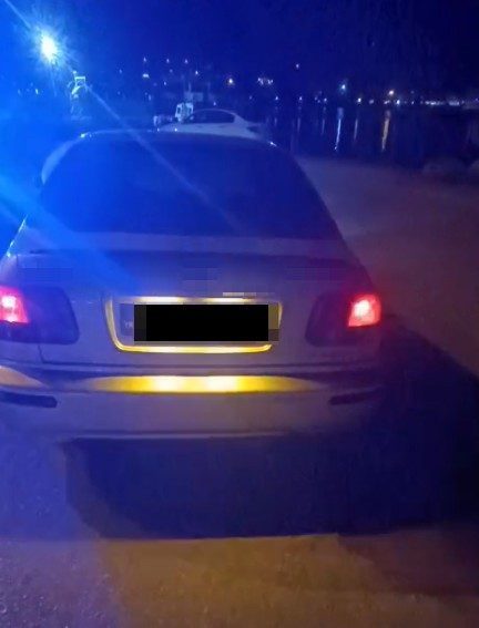 Kastamonu’nun Cide ilçesinde abartılı egzoz bulunan otomobile 21 bin TL