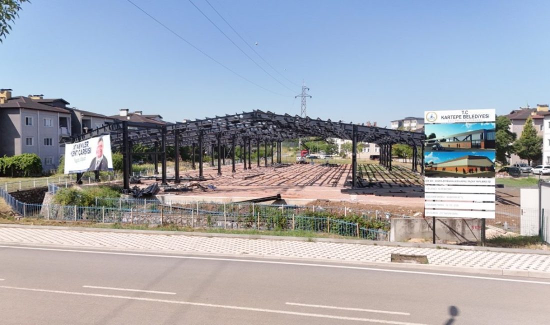 Ataevler Mahallesi’nde 3 bin 500 metrekarelik kapalı Kent Çarşısı projesinde