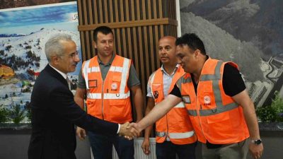 Ulaştırma ve Altyapı Bakanı Abdulkadir Uraloğlu, Bolu Dağı Bakım İşletme